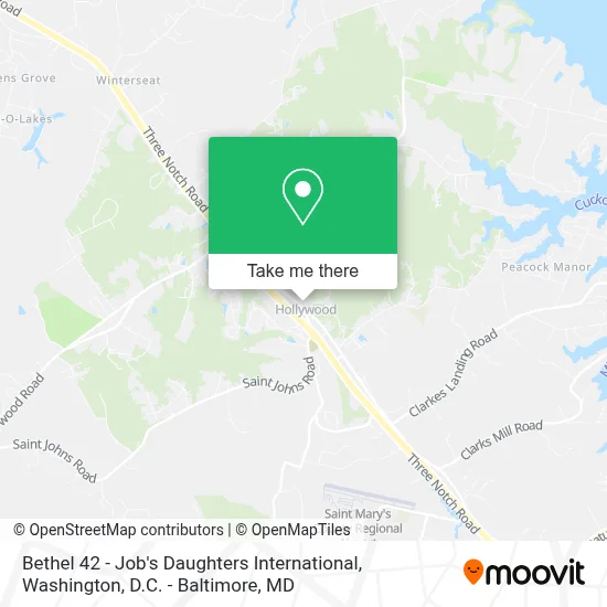 Bethel 42 - Job's Daughters International map