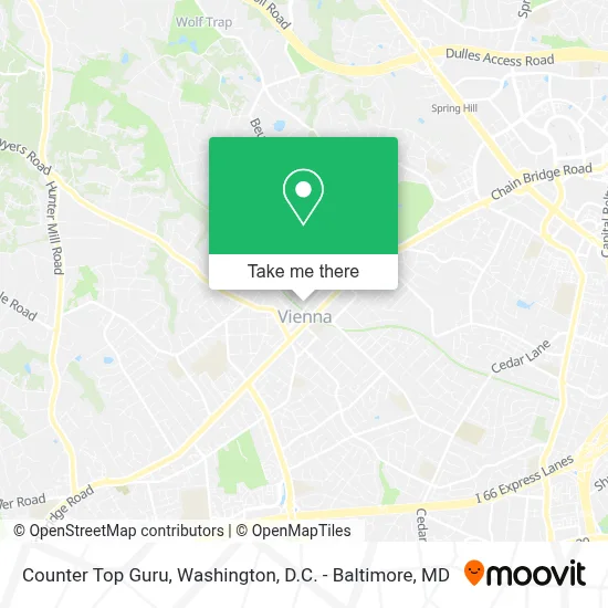 Counter Top Guru map