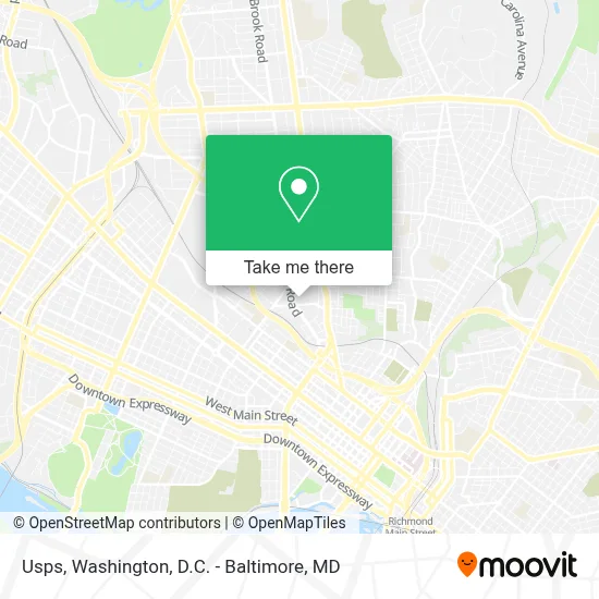 Usps map