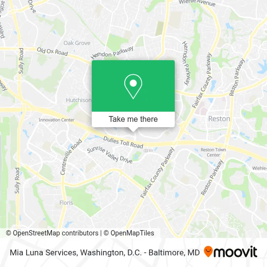 Mia Luna Services map