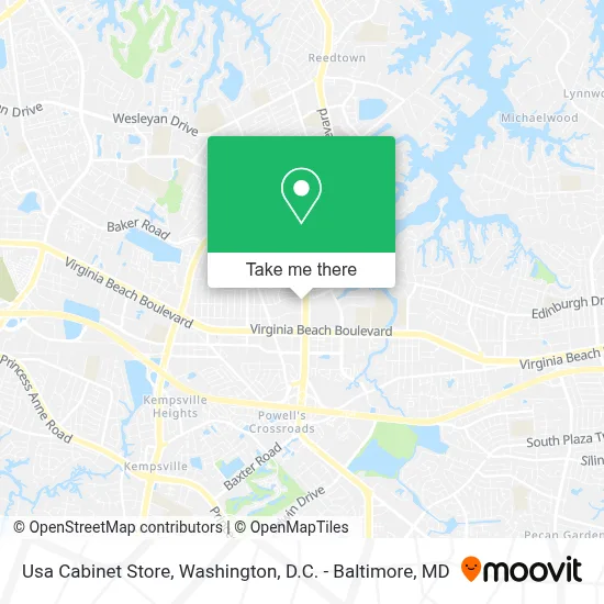 Usa Cabinet Store map