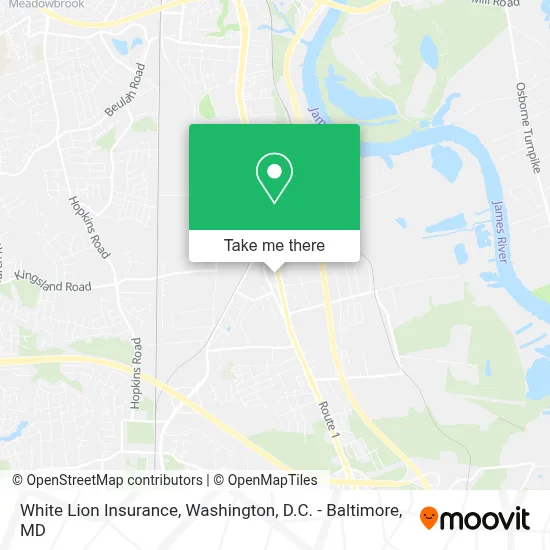 White Lion Insurance map