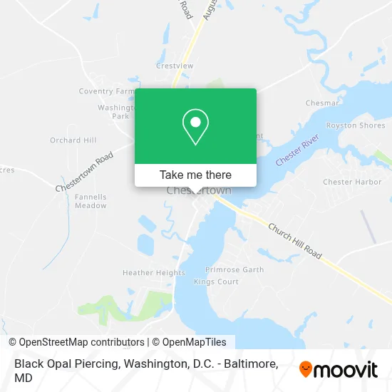 Black Opal Piercing map