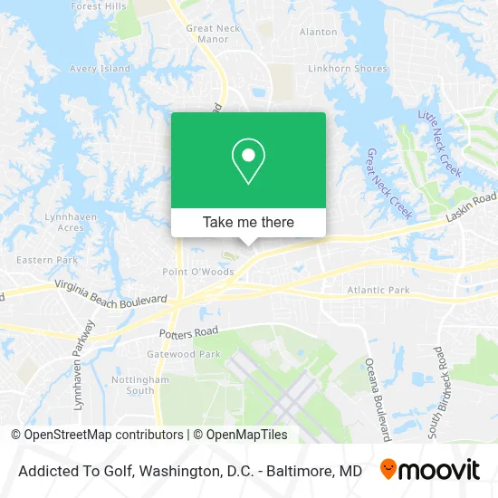 Addicted To Golf map