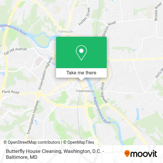 Butterfly House Cleaning map