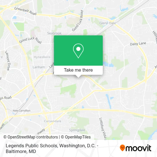 Legends Public Schools map