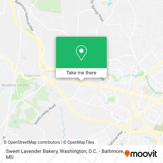 Sweet Lavender Bakery map