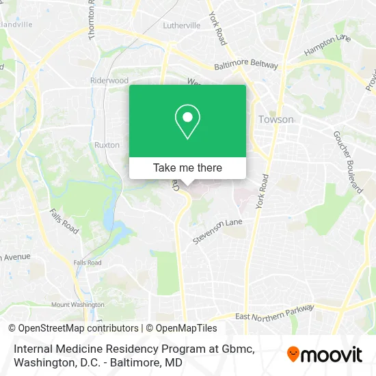 Internal Medicine Residency Program at Gbmc map