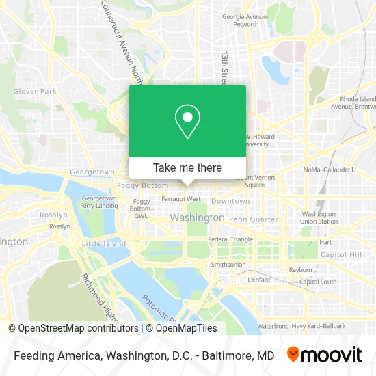 Feeding America map