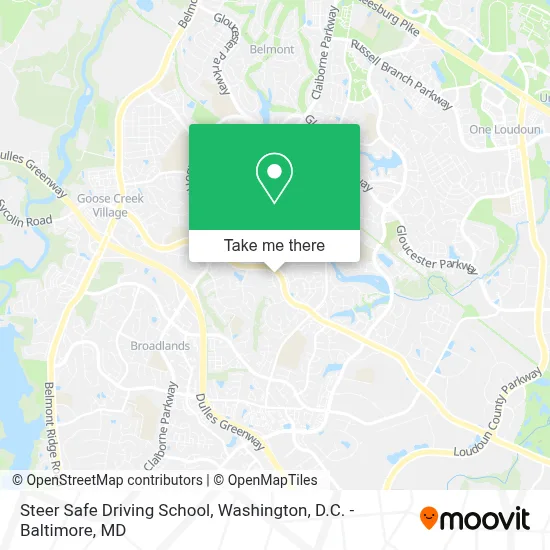 Steer Safe Driving School map