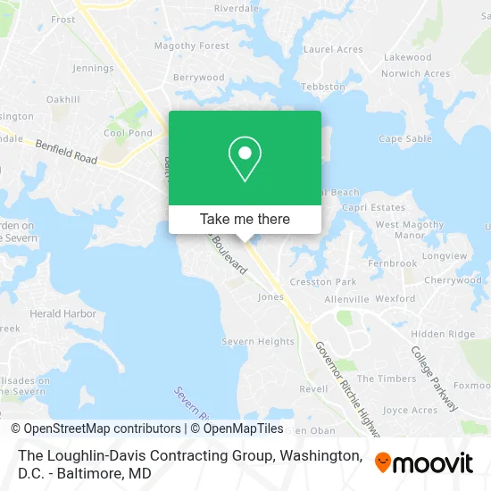 The Loughlin-Davis Contracting Group map