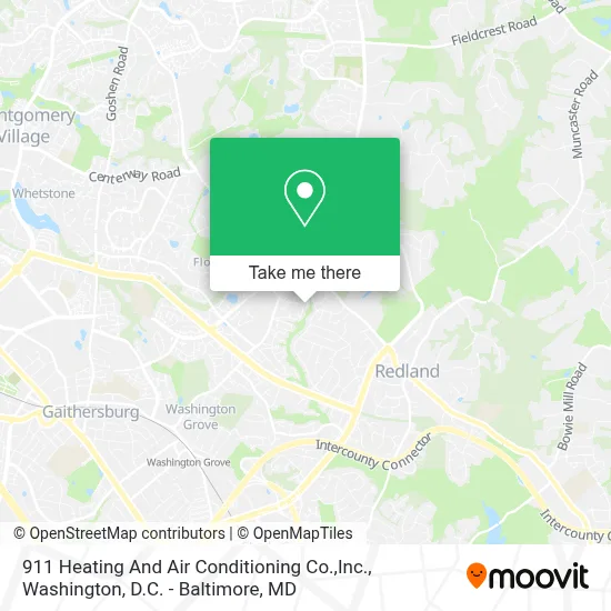 911 Heating And Air Conditioning Co.,Inc. map