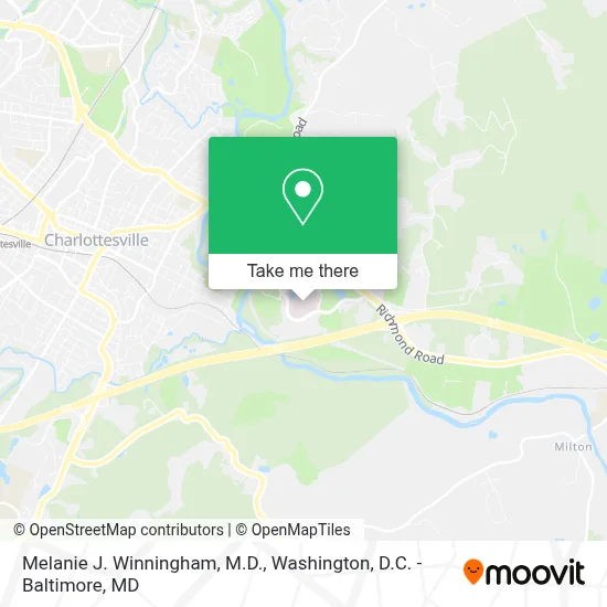 Melanie J. Winningham, M.D. map