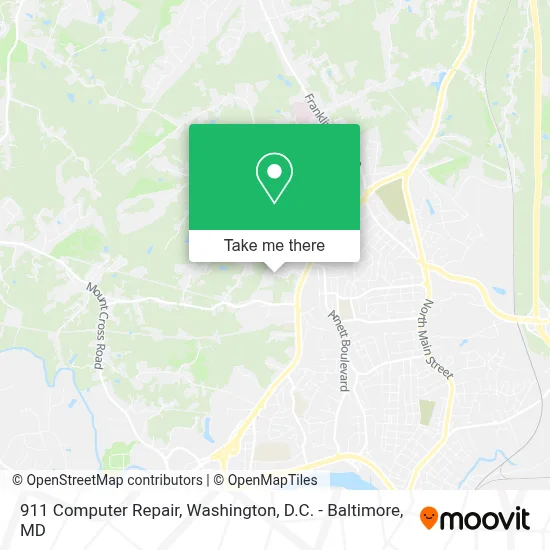 911 Computer Repair map