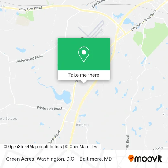 Green Acres map
