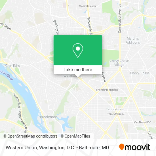Western Union map