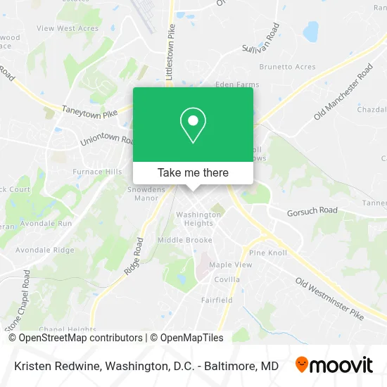 Kristen Redwine map