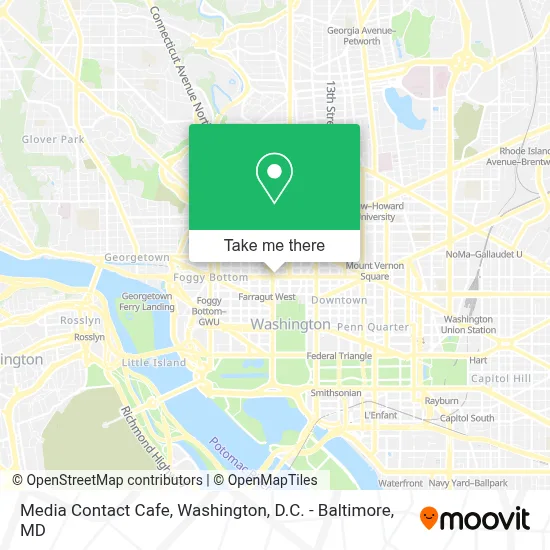 Media Contact Cafe map