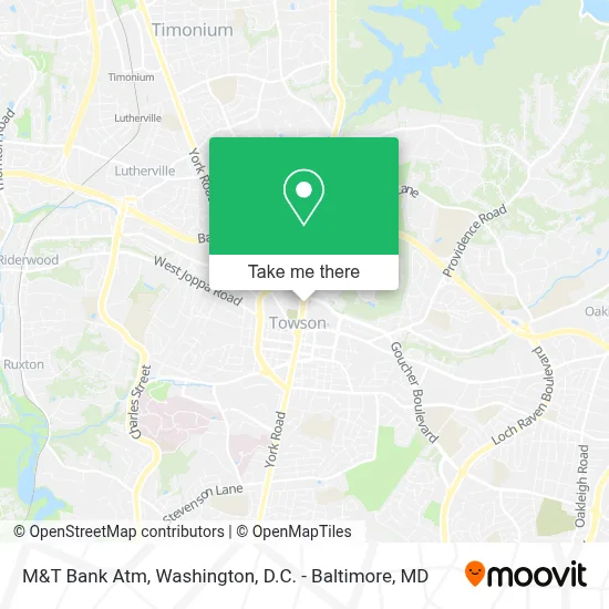 M&T Bank Atm map