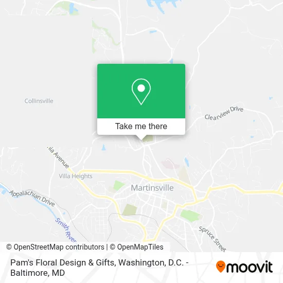Pam's Floral Design & Gifts map