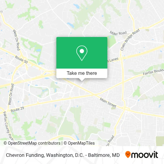 Chevron Funding map