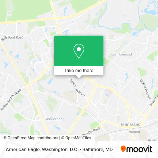 American Eagle map