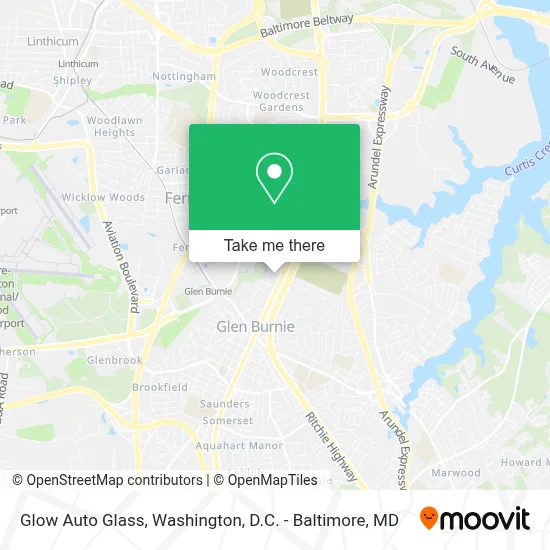 Glow Auto Glass map