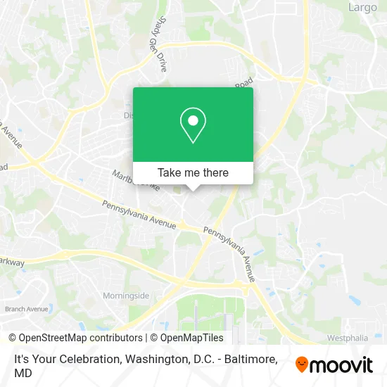 It's Your Celebration map