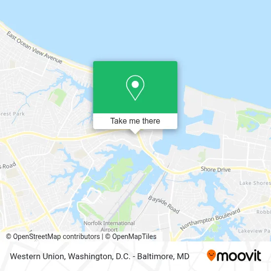 Western Union map