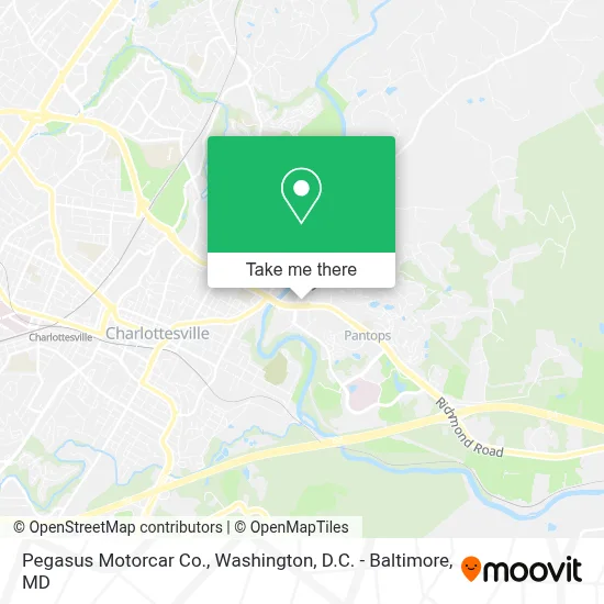 Pegasus Motorcar Co. map