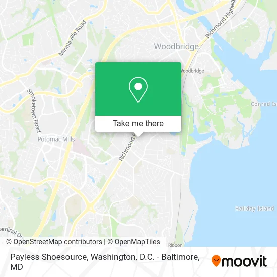 Payless Shoesource map
