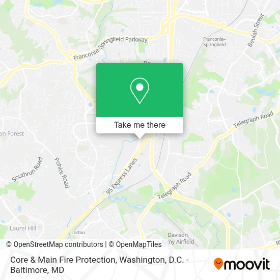 Core & Main Fire Protection map