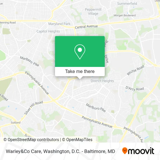 Warley&Co Care map