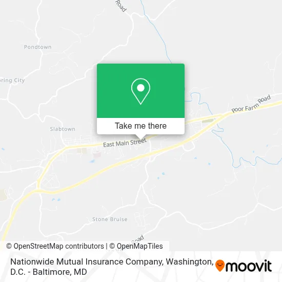 Nationwide Mutual Insurance Company map