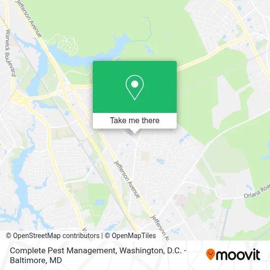 Complete Pest Management map