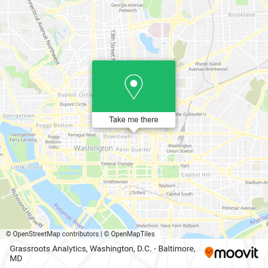 Grassroots Analytics map