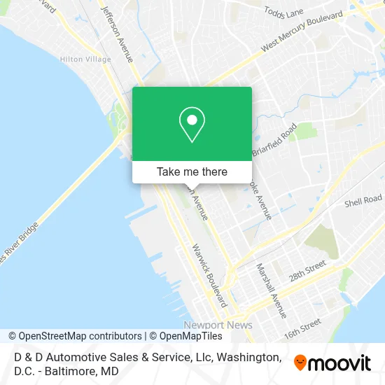 D & D Automotive Sales & Service, Llc map