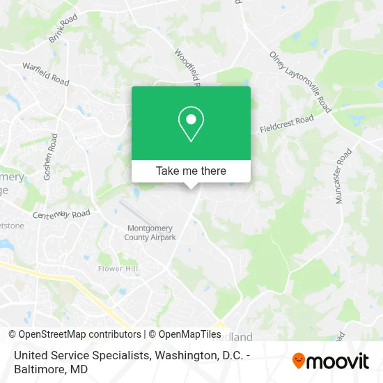 United Service Specialists map
