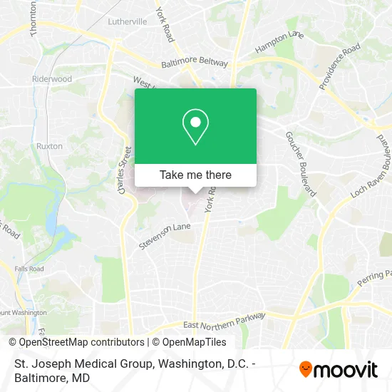 St. Joseph Medical Group map