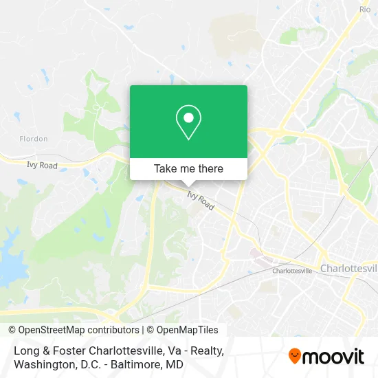 Long & Foster Charlottesville, Va - Realty map