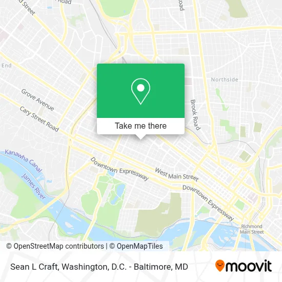 Sean L Craft map