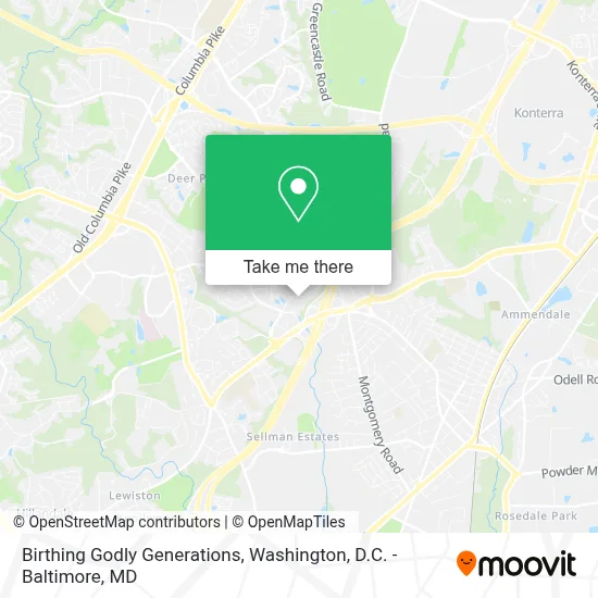 Birthing Godly Generations map