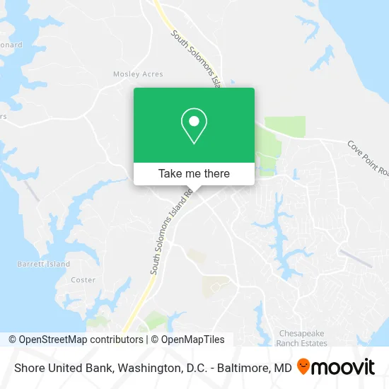 Shore United Bank map