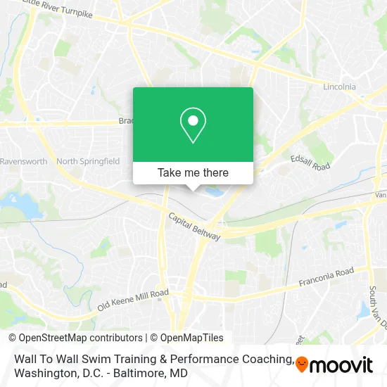 Wall To Wall Swim Training & Performance Coaching map