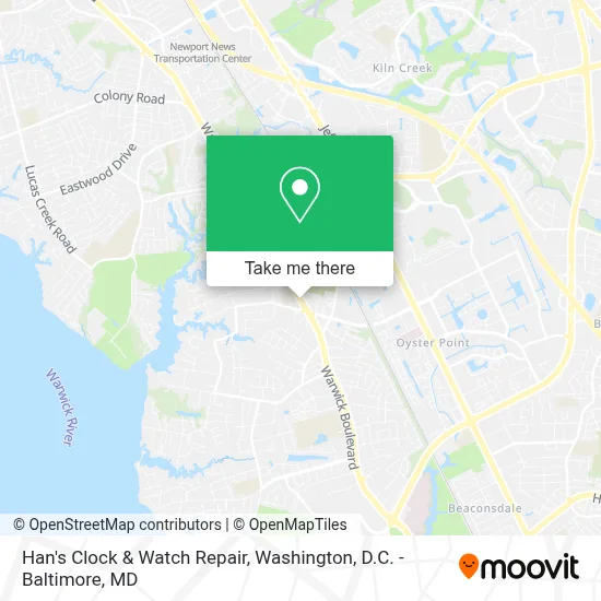 Han's Clock & Watch Repair map