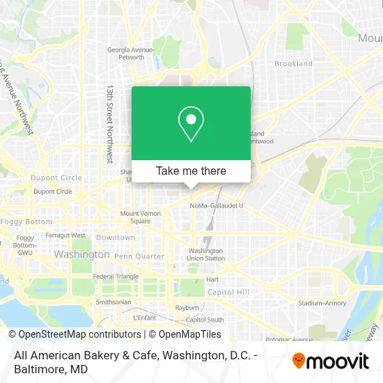 All American Bakery & Cafe map