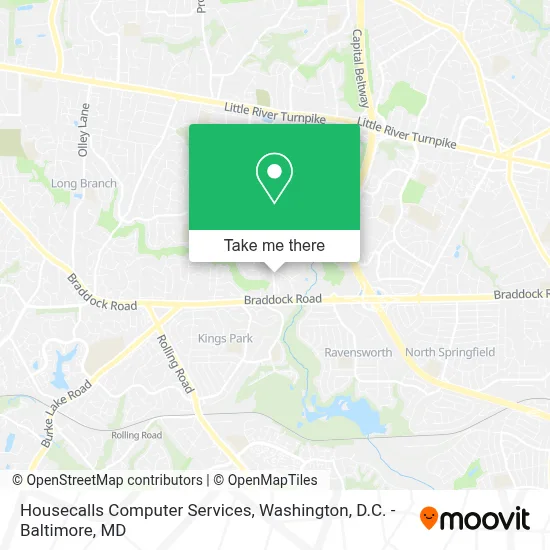 Housecalls Computer Services map