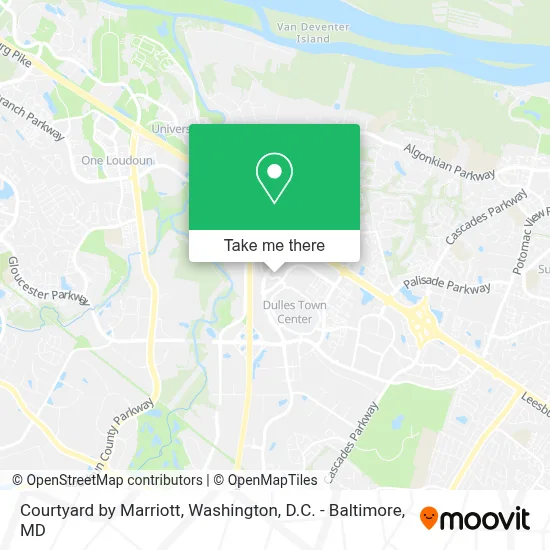 Courtyard by Marriott map