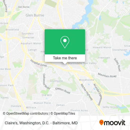 Claire's map