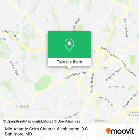 Mid-Atlantic Ccim Chapter map